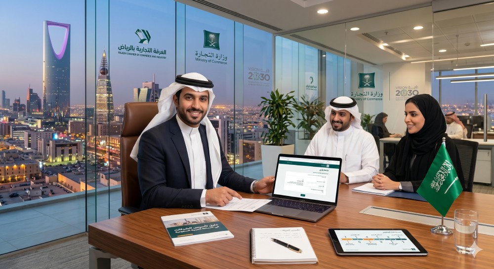 Buildings and documents representing company formation